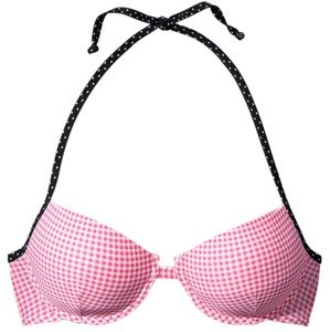 BUFFALO Bikini felső  világos-rózsaszín / fekete / fehér