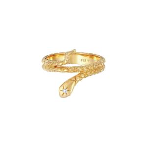 ELLI Gyűrűk 'Schlange'  arany / átlátszó