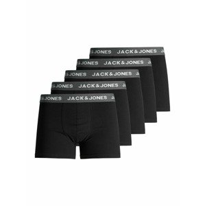 JACK & JONES Boxeralsók 'Huey'  szürke / fekete / fehér