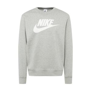 Nike Sportswear Sport szabadidős felsők 'Club'  szürke melír / fehér