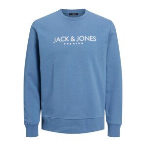 JACK & JONES Tréning póló 'JAKE'  füstkék / fehér