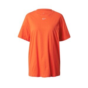 Nike Sportswear Póló 'Essential'  narancsvörös / fehér