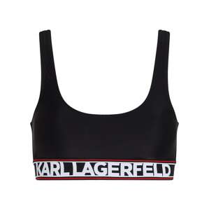 Karl Lagerfeld Bikini felső  piros / fekete / fehér