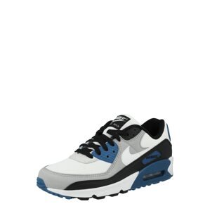 Nike Sportswear Rövid szárú sportcipők 'Air Max 90'  kék / szürke / fekete / fehér