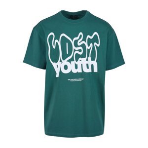 Lost Youth Póló  smaragd / fehér