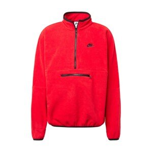Nike Sportswear Tréning póló 'Club Polar'  piros / fekete