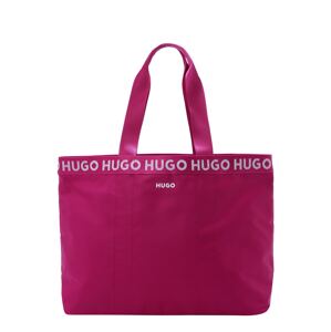 HUGO Shopper táska 'Becky'  sötét-rózsaszín / fehér