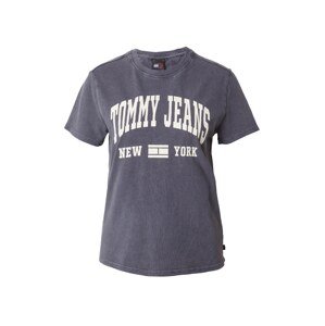 Tommy Jeans Póló 'Varsity'  galambkék / fehér