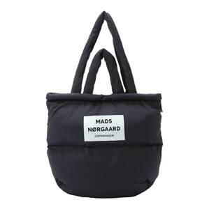 MADS NORGAARD COPENHAGEN Shopper táska 'Dream'  antracit / fekete / fehér