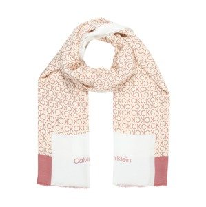 Calvin Klein Sál  bézs / rózsaszín / fehér