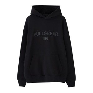 Pull&Bear Tréning póló  sötétszürke / fekete