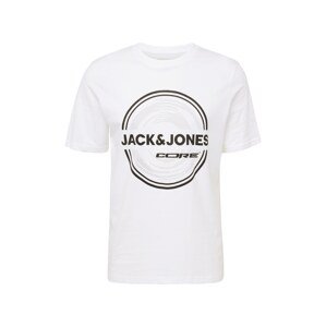 JACK & JONES Póló 'PILOU'  fekete / fehér