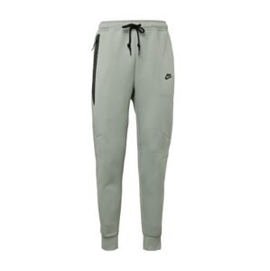 Nike Sportswear Nadrág 'TECH FLEECE'  zöld / fekete