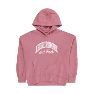 Abercrombie & Fitch Tréning póló  rózsa / fáradt rózsaszín / fehér