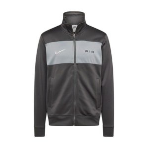 Nike Sportswear Tréning dzseki 'AIR'  szürke / antracit / fehér