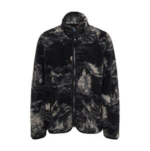 Abercrombie & Fitch Polár dzseki  szürke / fekete