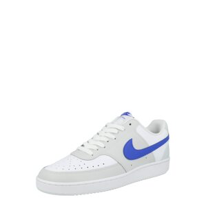 Nike Sportswear Rövid szárú sportcipők 'Court Vision'  kék / világosszürke / fehér