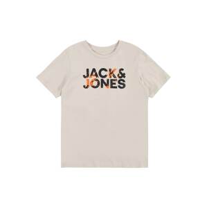 Jack & Jones Junior Póló 'COMMERCIAL'  gitt / narancs / fekete