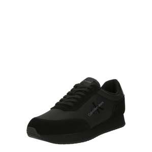 Calvin Klein Jeans Rövid szárú sportcipők 'RETRO RUNNER SU-NY'  szürke / fekete