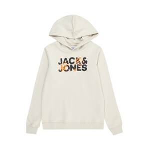 Jack & Jones Junior Tréning póló 'COMMERCIAL'  bézs / narancs / fekete