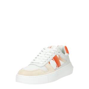 Calvin Klein Jeans Rövid szárú sportcipők  bézs / narancs / fehér