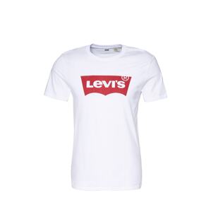 LEVI'S ® Póló 'Graphic Set In Neck'  piros / fehér