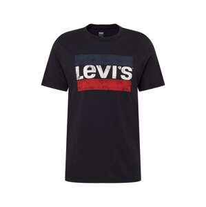 LEVI'S ® Póló 'Sportswear Logo Graphic'  tengerészkék / sötétvörös / fekete / fehér