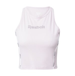 Reebok Sport top  pasztell-rózsaszín / fekete / fehér