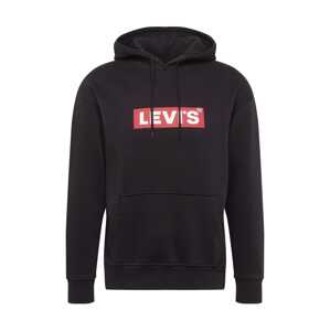 LEVI'S ® Tréning póló 'T3 Relaxd Graphic Hoodie'  piros / fekete / fehér
