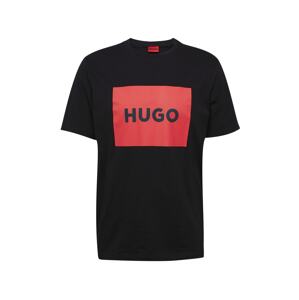 HUGO Red Póló 'Dulive222'  világospiros / fekete