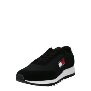 Tommy Jeans Rövid szárú sportcipők  sötétkék / rikító piros / fekete / fehér