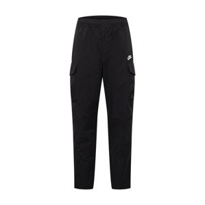 Nike Sportswear Cargo nadrágok 'Utility'  fekete / fehér