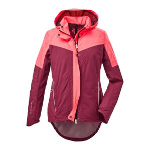 KILLTEC Kültéri kabátok 'Kos'  neon-rózsaszín / borvörös