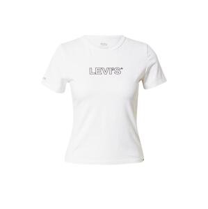 LEVI'S ® Póló 'RICKIE'  fekete / fehér