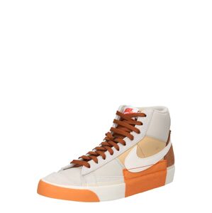 Nike Sportswear Magas szárú sportcipők 'Blazer'  krém / barna / világosbarna / narancs