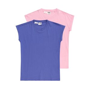 Urban Classics Póló  sötétlila / világos-rózsaszín