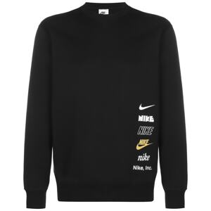 Nike Sportswear Sport szabadidős felsők 'Club Fleece'  fekete / fehér