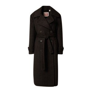 LEVI'S ® Átmeneti kabátok 'Wooly Trench Coat'  fekete