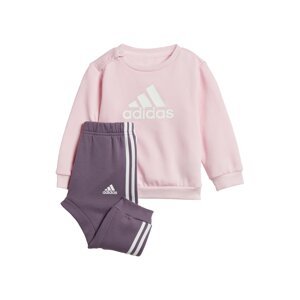 ADIDAS SPORTSWEAR Jogging ruhák 'Bagde of Sport'  földi szeder / világos-rózsaszín / fehér