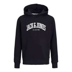 Jack & Jones Junior Tréning póló 'JOSH'  fekete / fehér