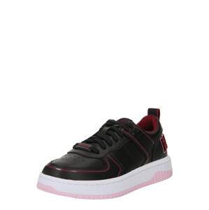 HUGO Red Rövid szárú sportcipők 'Kilian'  világos-rózsaszín / piros / fekete