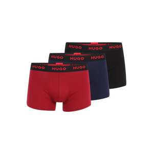 HUGO Red Boxeralsók  sötétkék / piros / fekete
