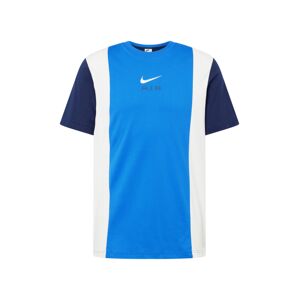 Nike Sportswear Póló 'AIR'  kék / sötétkék / fehér