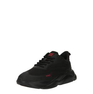 HUGO Red Rövid szárú sportcipők 'Leon'  fekete