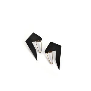 SOHI Fülbevalók 'Milana'  arany / fekete