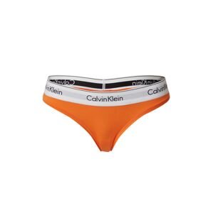 Calvin Klein Underwear String bugyik  narancs / fekete / fehér