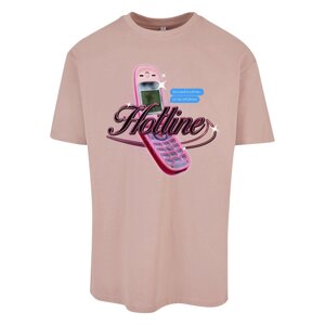 MT Upscale Póló 'Hotline'  testszínű / kék / szürke / rózsaszín