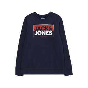 Jack & Jones Junior Tréning póló  tengerészkék / sötétvörös / fehér