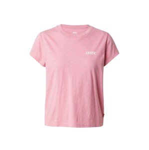 LEVI'S ® Póló 'Graphic Authentic Tshirt'  világos-rózsaszín / fehér