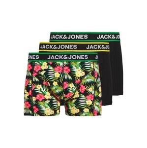 JACK & JONES Boxeralsók  zöld / rózsaszín / fekete / fehér